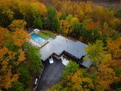 Modern Paradise with Pool across 8 Secluded Acres