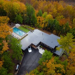 Modern Paradise with Pool across 8 Secluded Acres