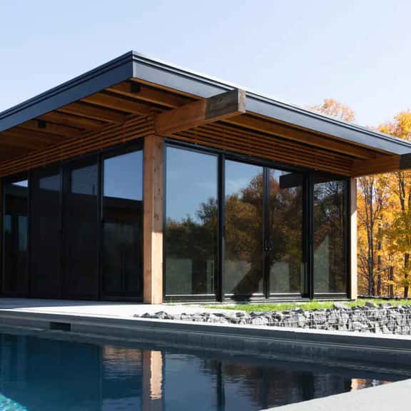Modern Glass House with Pool and Catskill views - Image 1